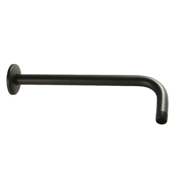 Kingston Brass K112A0 12-Inch Rain Drop Shower Arm, Matte Black K112A0 - main